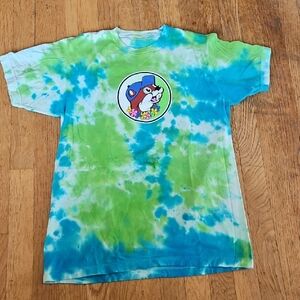 Buc-ees Lei'd Back Tie Dye Shirt M